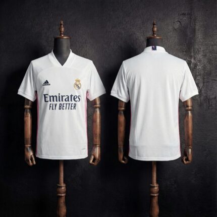 Mens Real Madrid 2020/21 Home Retro Style Jersey