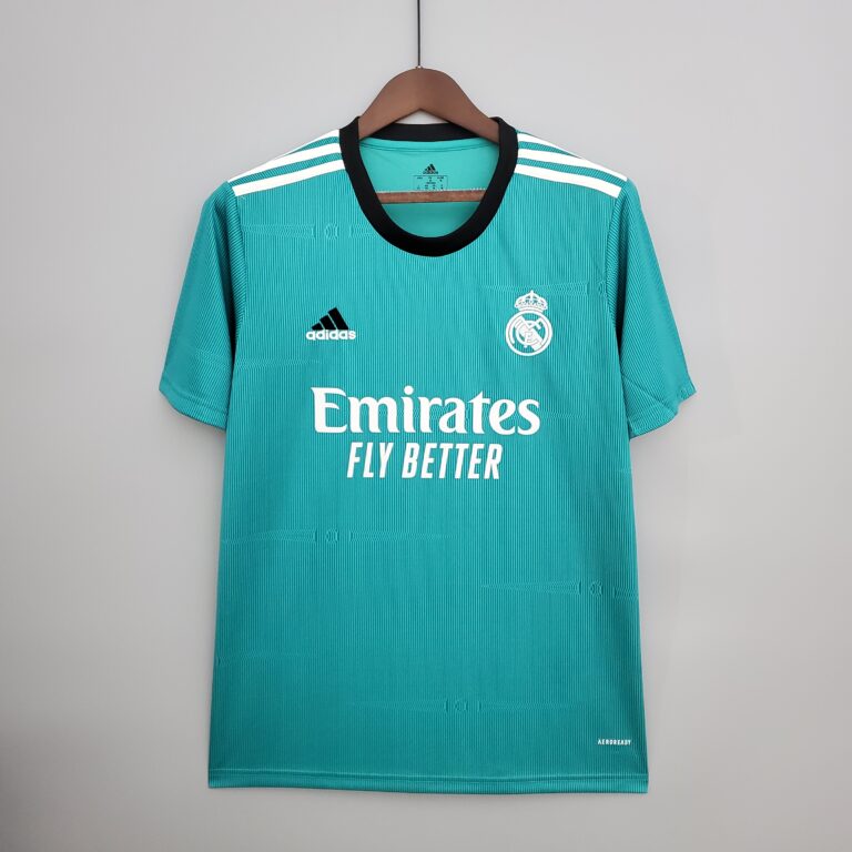 Mens Real Madrid 2021/22 Third blue Jersey