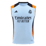 Mens Real Madrid 2024/25 Top Blue Training Vest