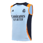 Mens Real Madrid 2024/25 Top Blue Training Vest