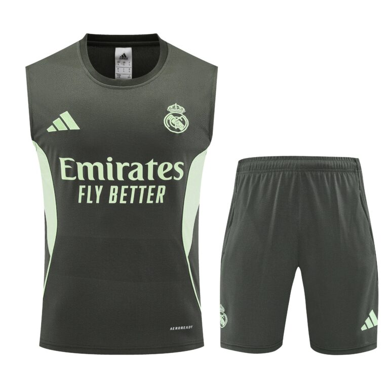 Mens Real Madrid 2025/26 Black Training Vest