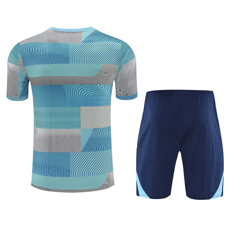 Mens Real Madrid 2025/26 Blue and Gray Training Jersey