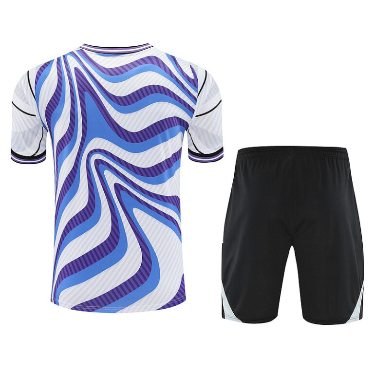 Mens Real Madrid 2025/26 blue and white Training Jersey