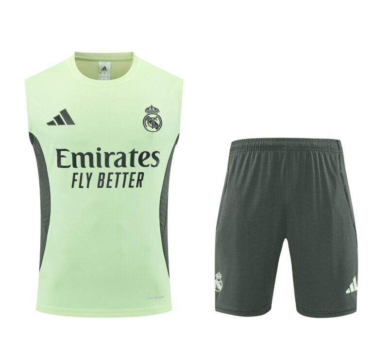 Mens Real Madrid 2025/26 Green Training Vest