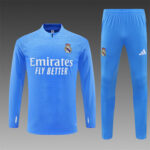 Mens Real Madrid 2025/26 Light Half zipper Suit Training Jersey