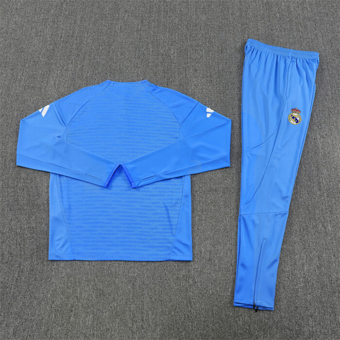 Mens Real Madrid 2025/26 Light Half zipper Suit Training Jersey