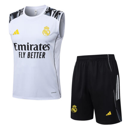 Mens Real Madrid 2025/26 Marvel White Training Vest