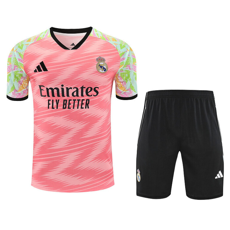 Mens Real Madrid 2025/26 Pink Training Jersey