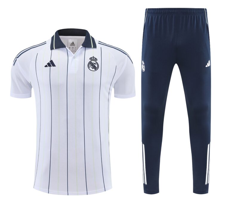 Mens Real Madrid 2025/26 Suit Blue Polo
