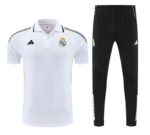 Mens Real Madrid 2025/26 Suit White Polo