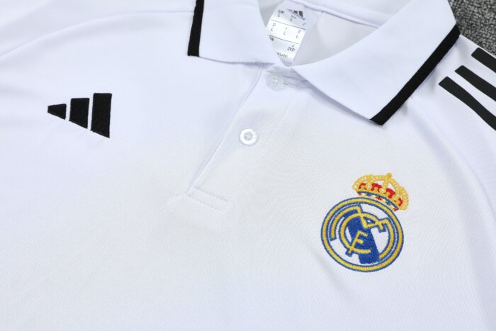 Mens Real Madrid 2025/26 Suit White Polo