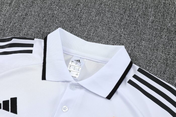 Mens Real Madrid 2025/26 Suit White Polo