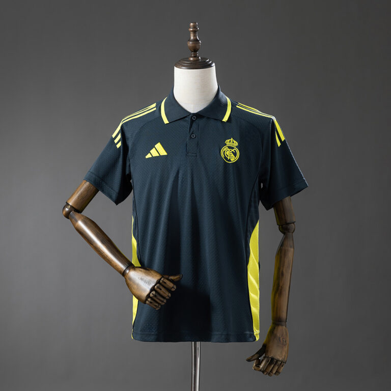 Mens Real Madrid 2025/26 Yellow Polo