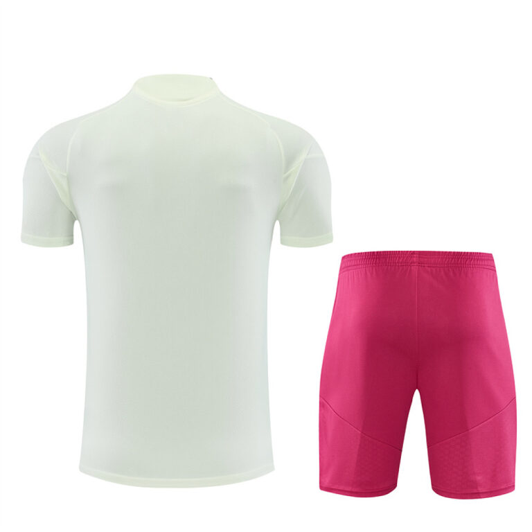 Mens Real Madrid 2026/27 Beige Pink Training Jersey