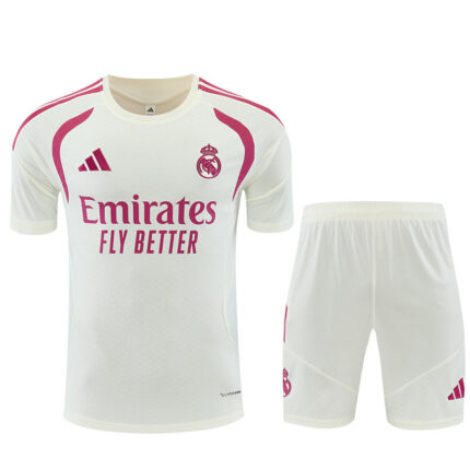 Mens Real Madrid 2026/27 Beige Training Jersey
