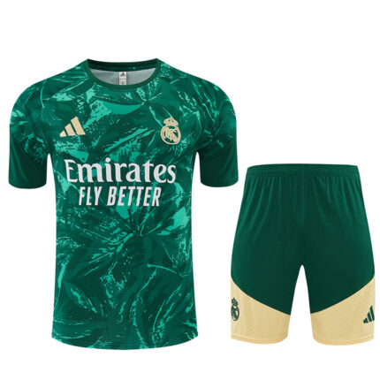 Mens Real Madrid 2026/27 Camo Green Training Jersey