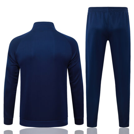 Mens Real Madrid 2026/27 full-zip Dark Blue Tracksuit