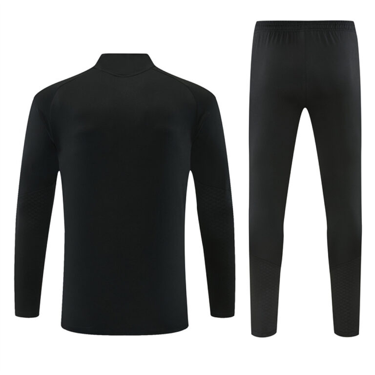 Mens Real Madrid 2026/27 Half-zip Black Pink Tracksuit
