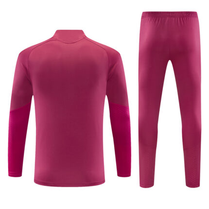 Mens Real Madrid 2026/27 Half-zip Pink Tracksuit