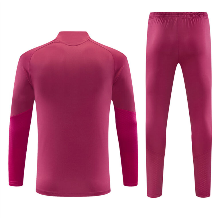 Mens Real Madrid 2026/27 Half-zip Pink Tracksuit