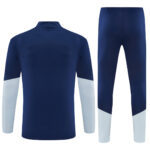 Mens Real Madrid 2026/27 Half-zip Royal Blue Tracksuit