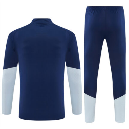 Mens Real Madrid 2026/27 Half-zip Royal Blue Tracksuit