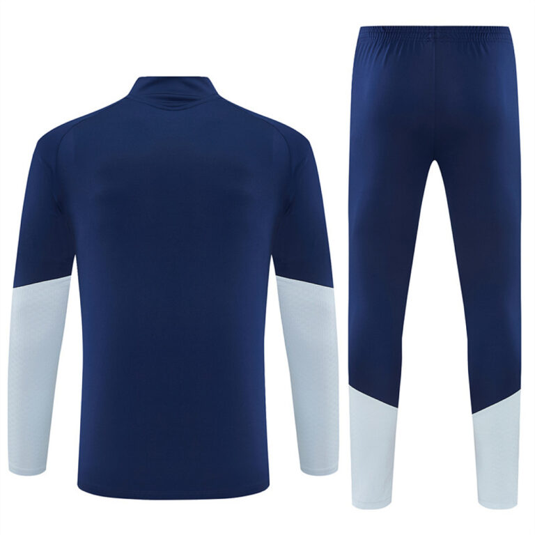 Mens Real Madrid 2026/27 Half-zip Royal Blue Tracksuit