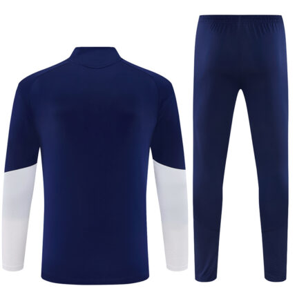 Mens Real Madrid 2026/27 Half-zip Royal Blue Yellow Tracksuit