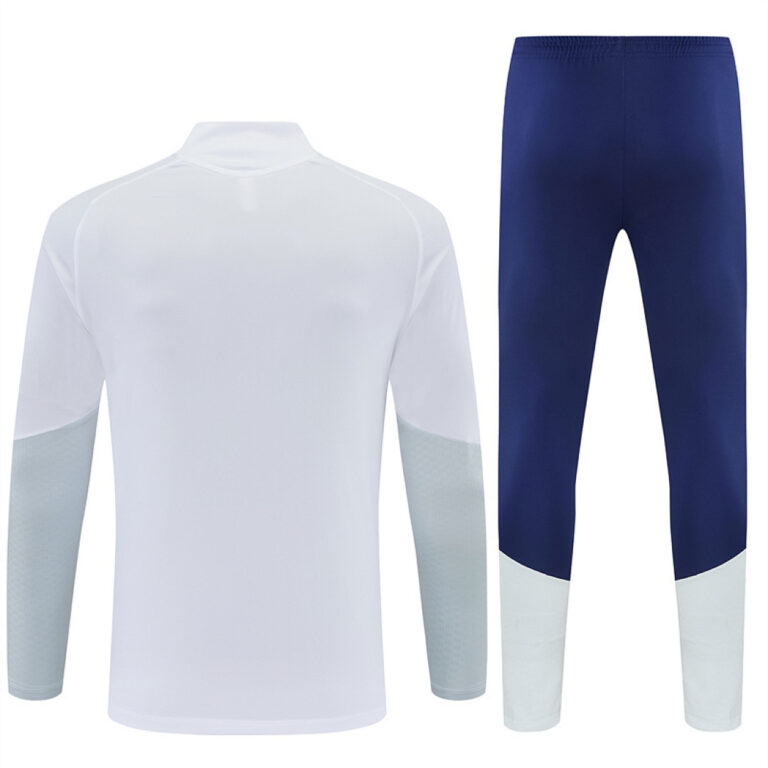 Mens Real Madrid 2026/27 Half-zip White Tracksuit