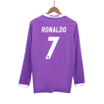 Mens Real Madrid Retro Away Jersey Long Sleeve – Ronaldo 7