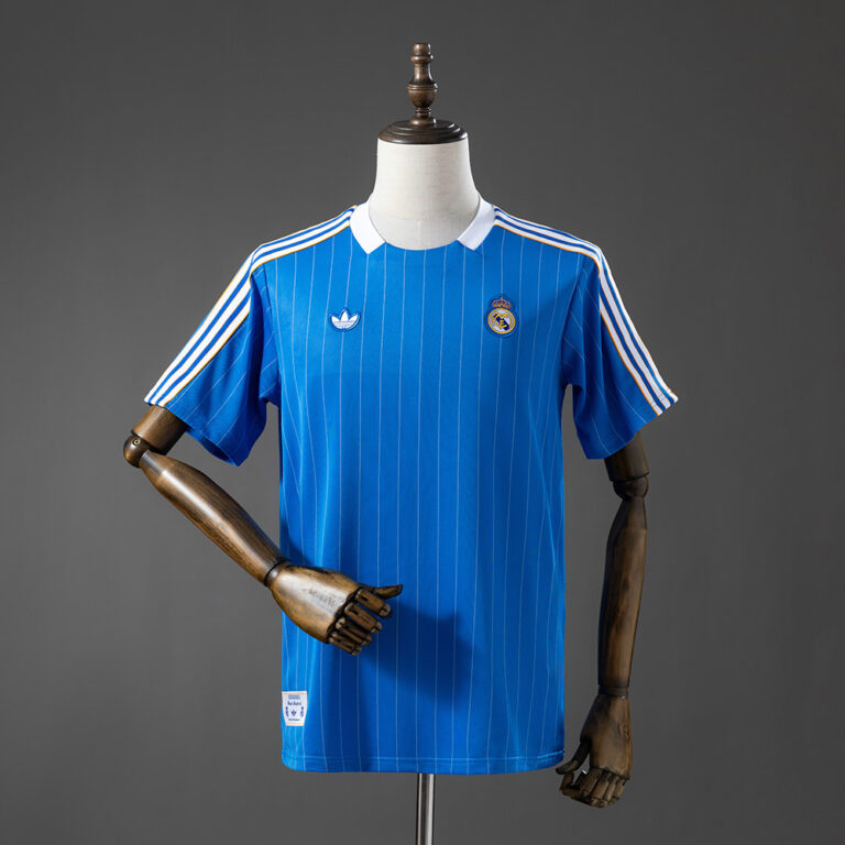 Mens Real Madrid Terrace Icons Blue Jersey
