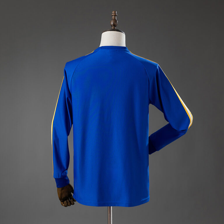 Mens Real Madrid Terrace Icons T- Blue Long Sleeve Jersey