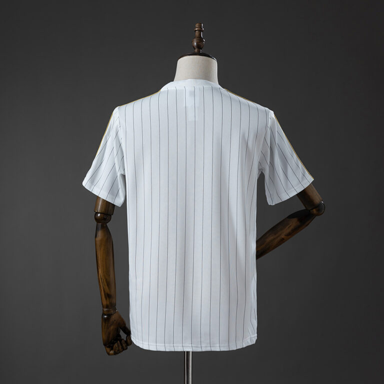 Mens Real Madrid Terrace Icons White Gold Jersey