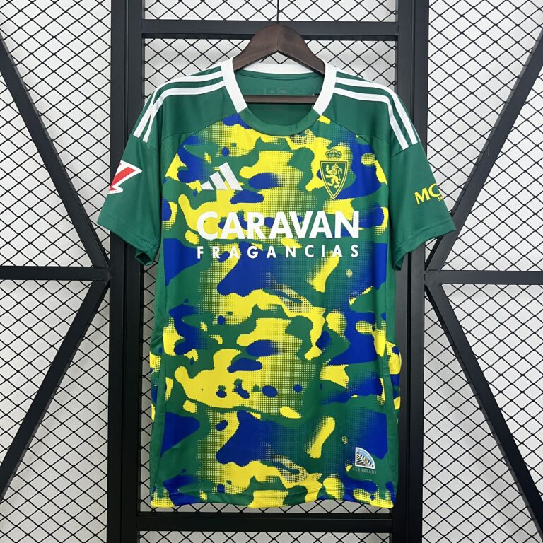 Mens Real Zaragoza 2024/25 Special Edition Green Jersey