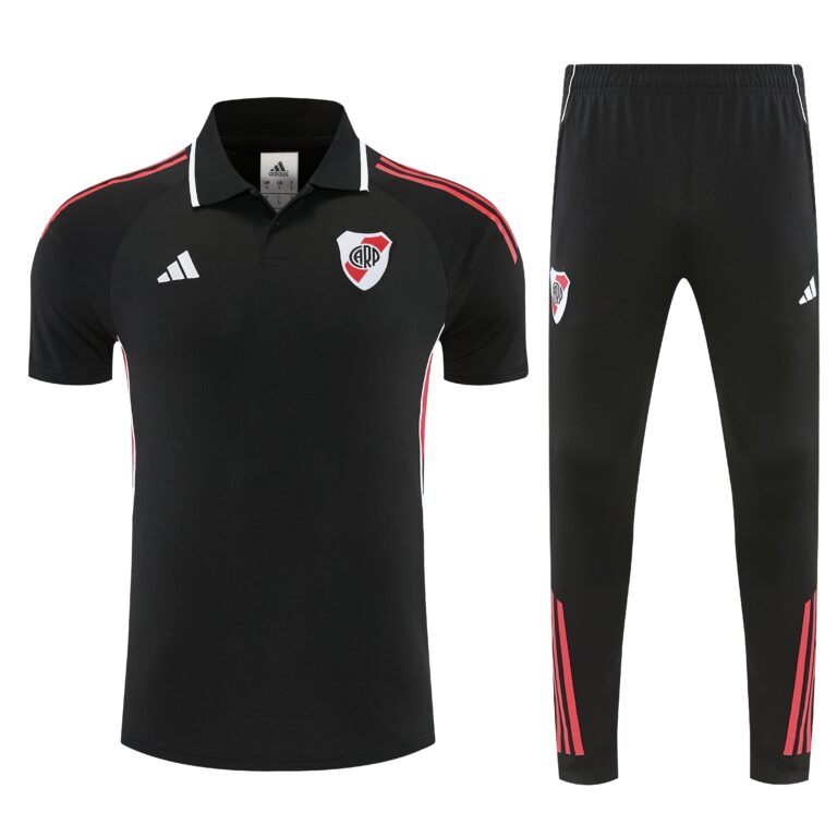 Mens River Plate 2025/26 Suit Black Polo