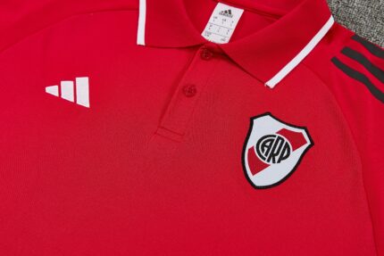 Mens River Plate 2025/26 Suit Red Polo