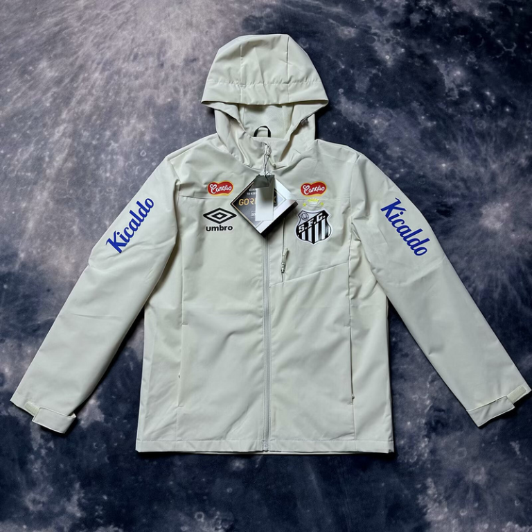 Mens Santos 2025/26 Windbreaker white Jacket