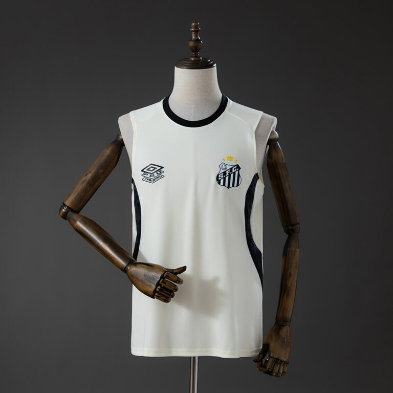 Mens Santos 2026/27 Beige Training Vest