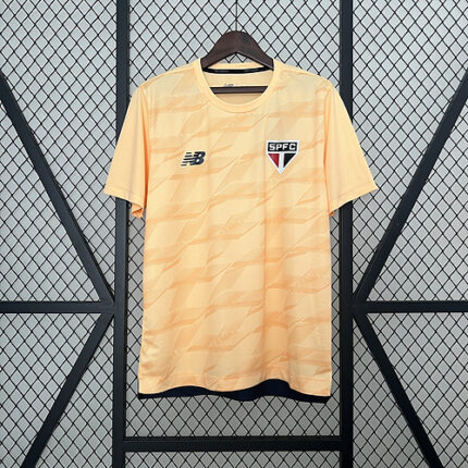 Mens Sao Paulo 2024/25 Yellow Training Jersey