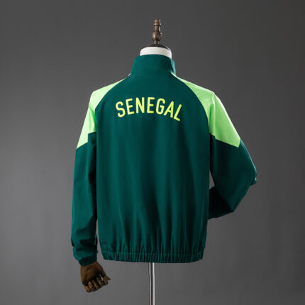 Mens Senegal 2026 World Cup World Cup Windbreaker Green Jacket