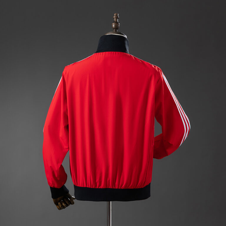 Mens Sevilla FC Windbreaker Red Jacket