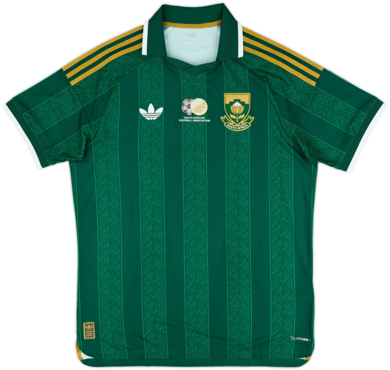 Mens South Africa 2026 World Cup Away World Cup Jersey Player Version