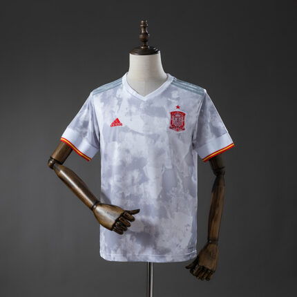 Mens Spain 2020 Away Retro Style Jersey
