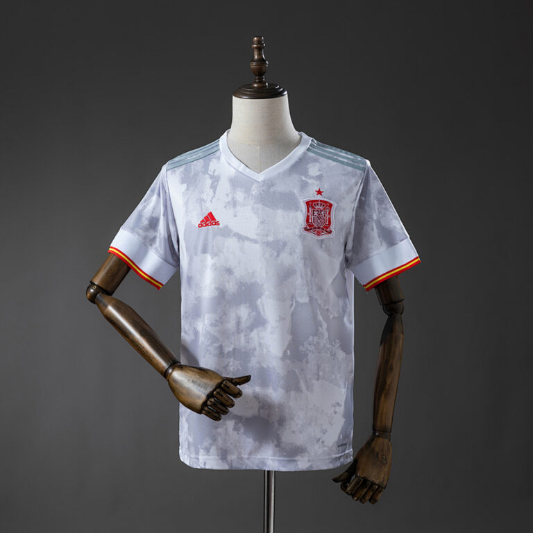 Mens Spain 2020 Away Retro Style Jersey