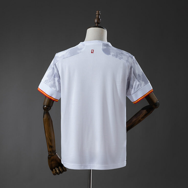 Mens Spain 2020 Away Retro Style Jersey