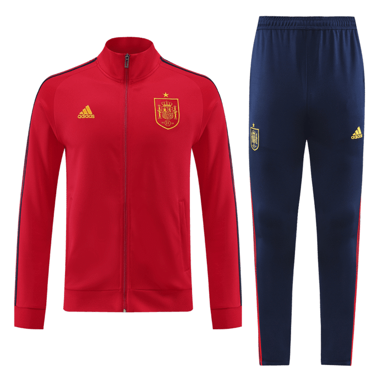 Mens Spain 2022 World Cup World Cup Red Tracksuit
