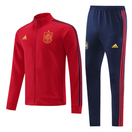 Mens Spain 2022 World Cup World Cup Red Tracksuit