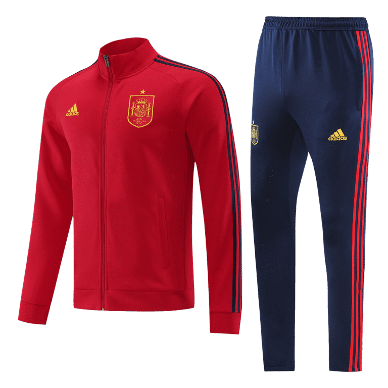 Mens Spain 2022 World Cup World Cup Red Tracksuit