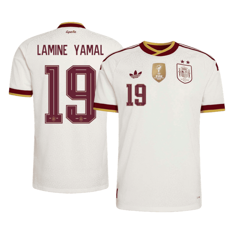 Mens Spain 2026 World Cup Away Jersey – Yamal 19
