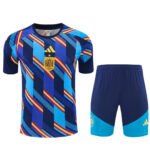 Mens Spain 2026 World Cup Camo Royal Blue Training Jersey